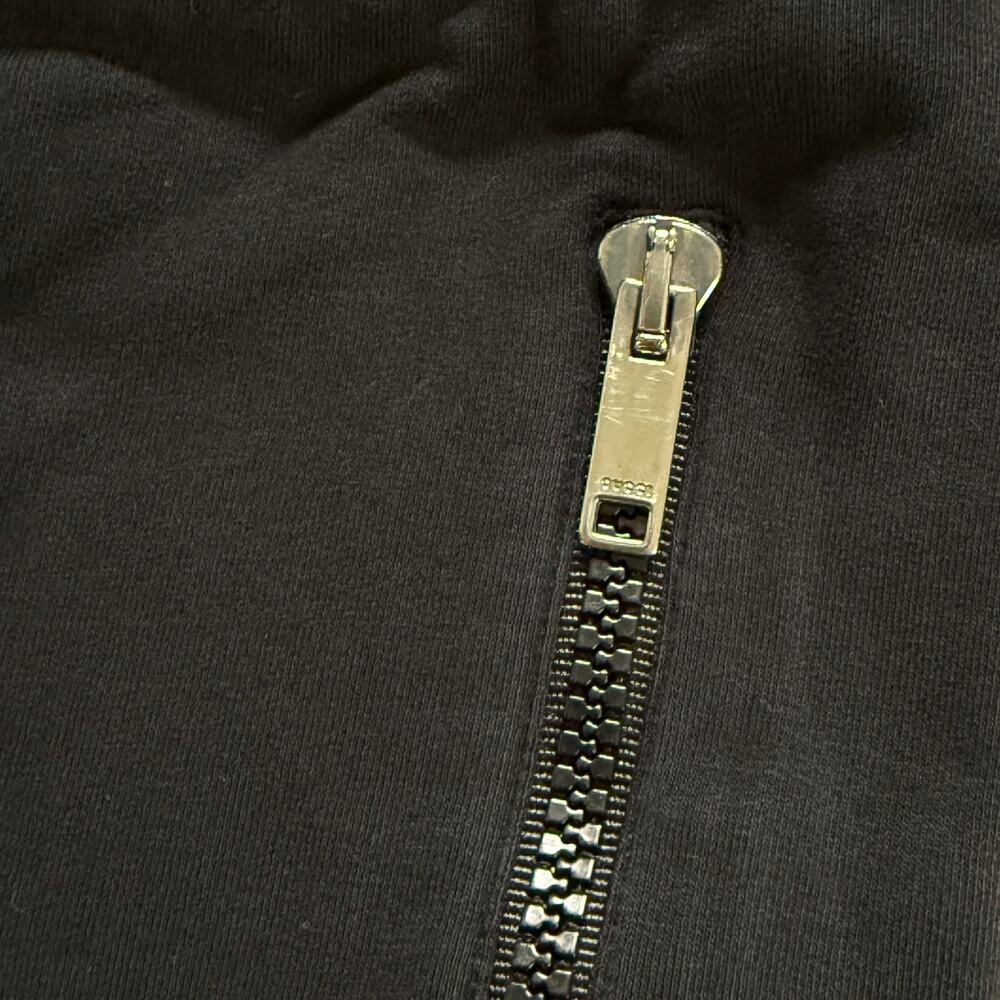 gucci black jogger sweatpants w/ zipper pockets & back logo trim - Picture 4 of 5